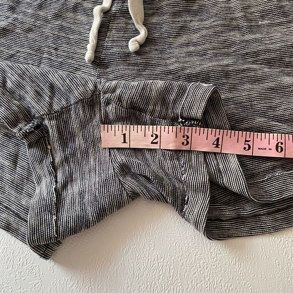 Saturday Sunday Anthropologie Striped Lounge Shorts Drawstring Casual - Picture 6 of 7